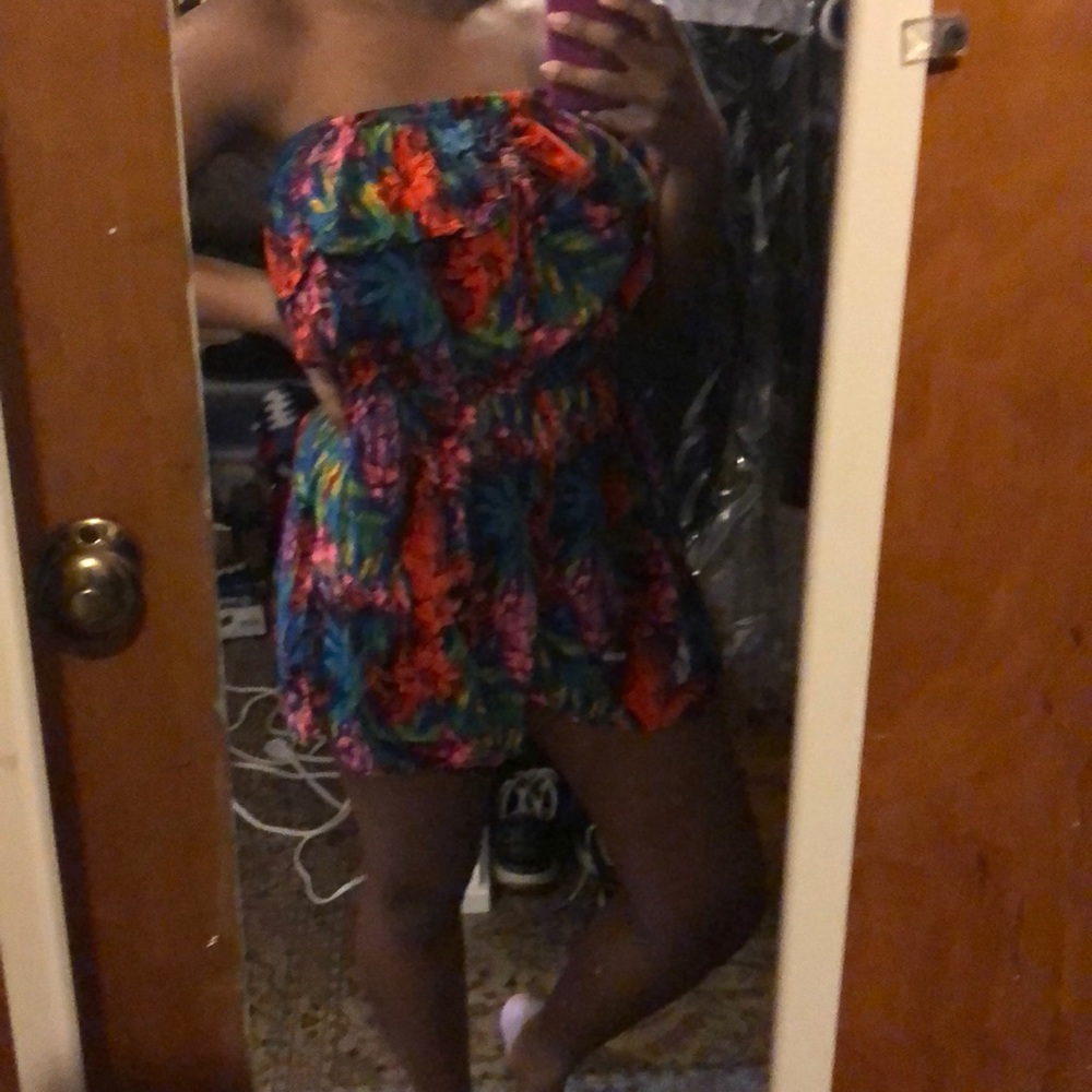 American Rag multi colored romper - Picture 2 of 2